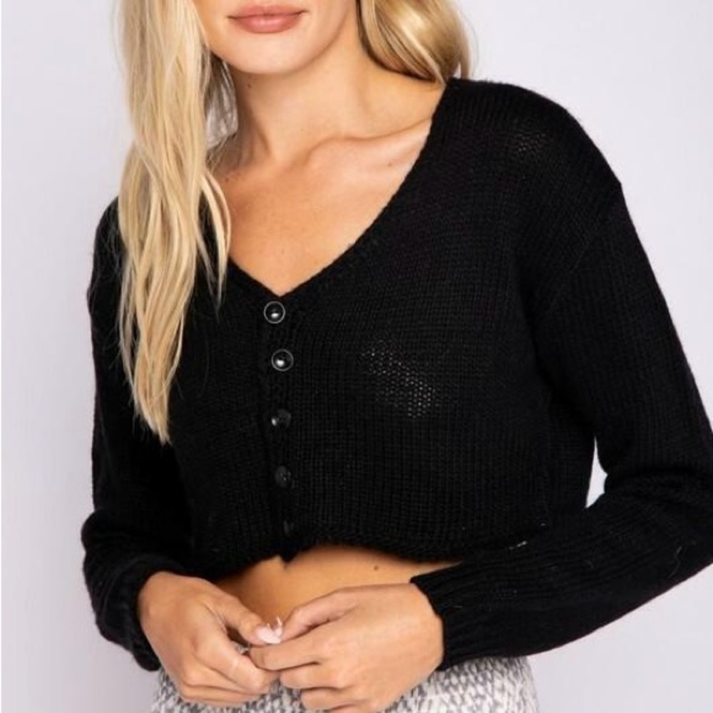 Skylar + Madison Black Knit Sweater